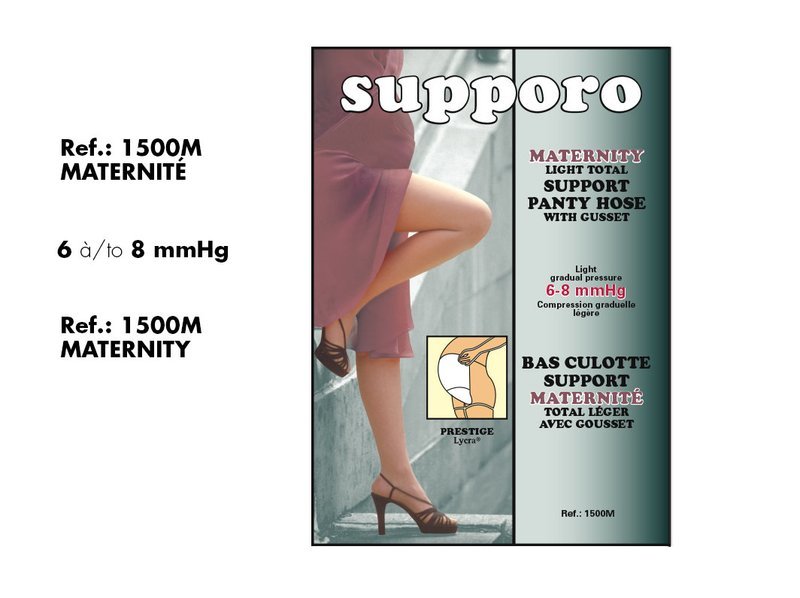 Supporo Bas Culotte Élastique Maternité (Support 20-25mmHg)