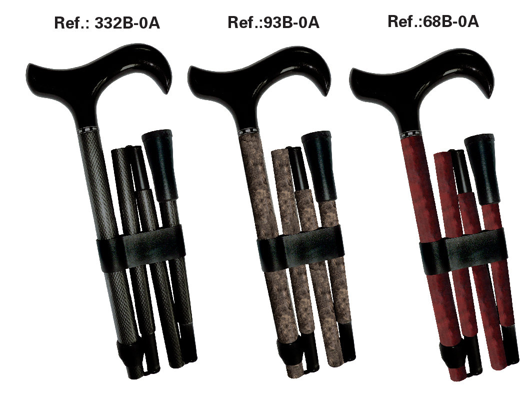 Carbon Cane 5pcs foldable Anti-Chock  for men &amp; Women.