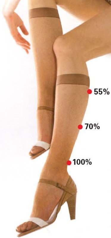 Support ​Knee High Stockings for women (15 - 20 mmHg)