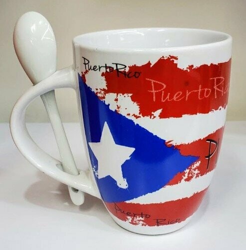 Coffee Mug Puerto Rico Flag