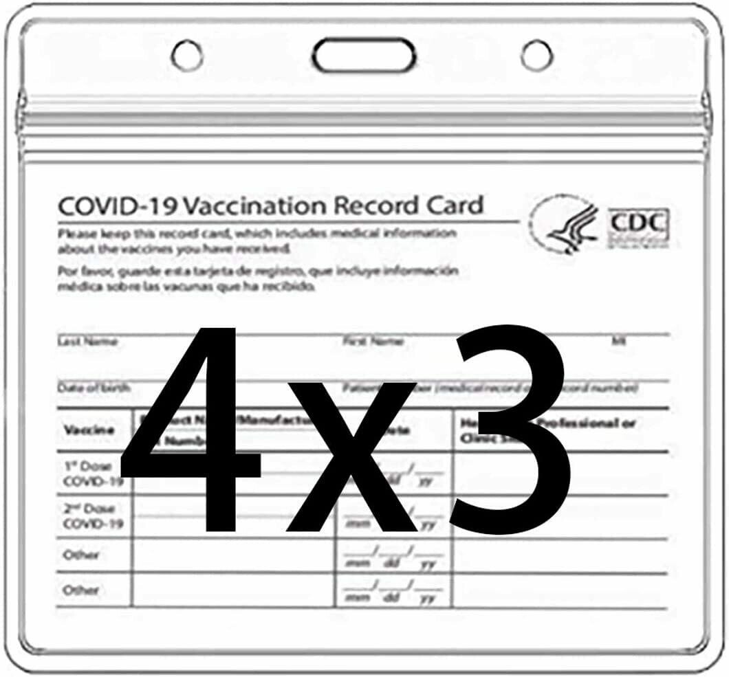 COVID-19 Vaccination Record Card Protector