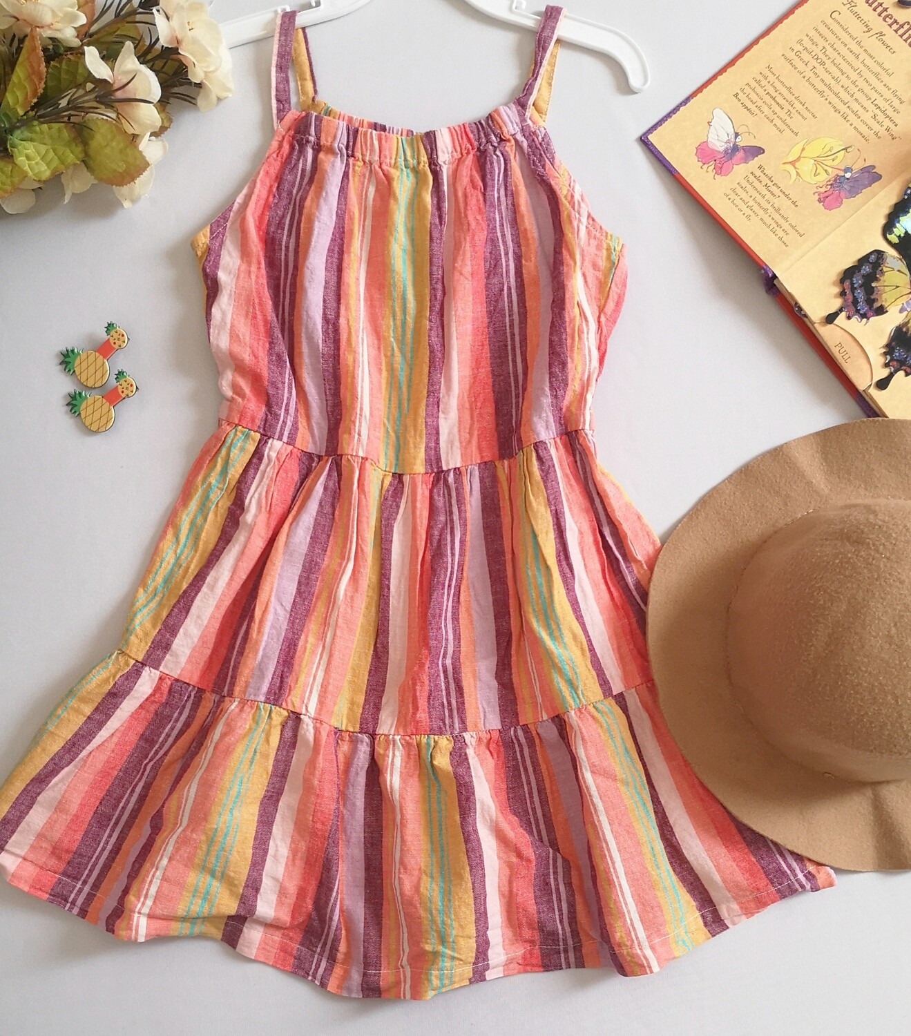 VESTIDO DE TIRANTES INCLUYE GANCHITOS
