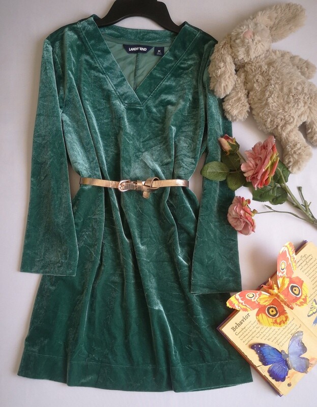 VESTIDO DE TERCIOPELO INCLUYE CINCHO