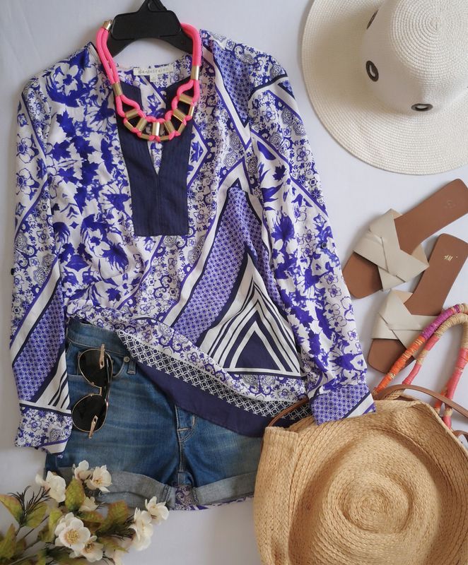 BLUSA TIPO TUNICA