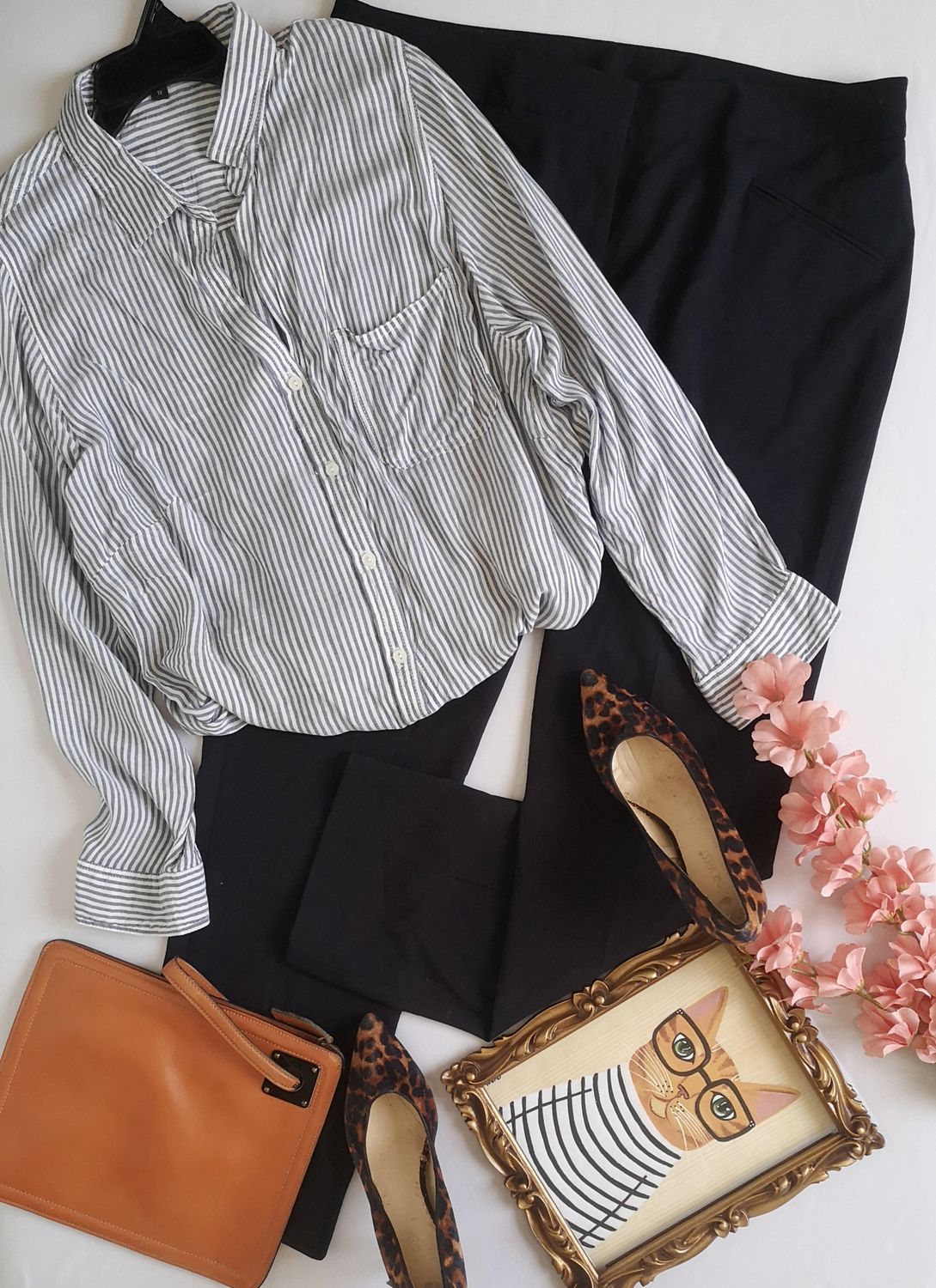 PANTALÓN SEMI FORMAL Y BLUSA TELA SUAVE
