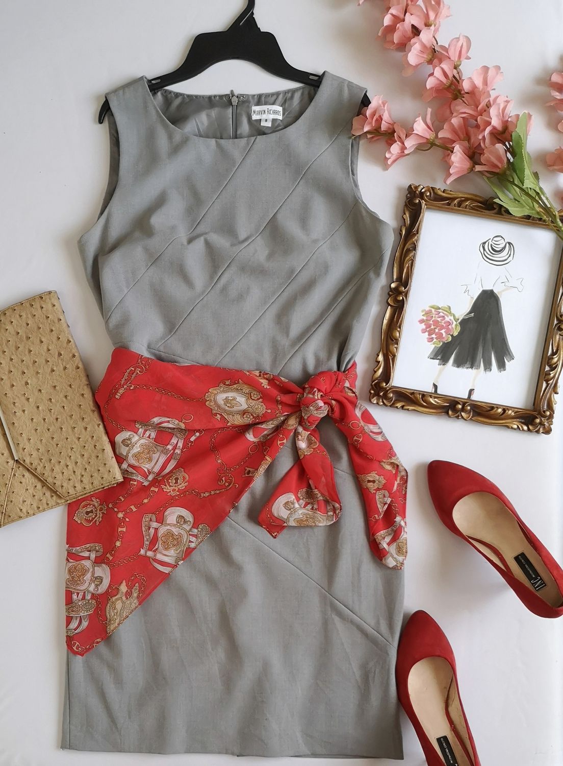 VESTIDO FORMAL INCLUYE PAÑOLETA