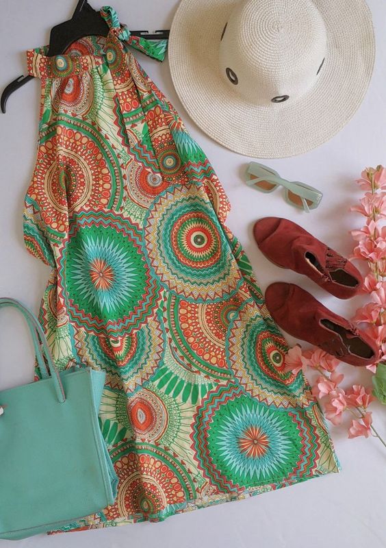 VESTIDO TIPO HALTER