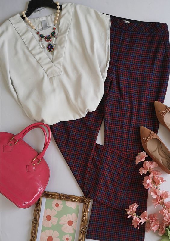PANTALÓN TIPO PALAZZO Y BLUSA ESTILO CUADRADO ❤️