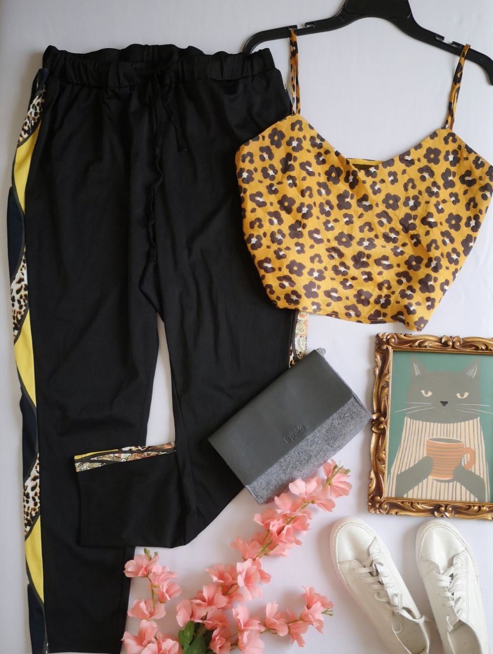 BLUSA DE TIRANTES CON PANTALÓN TIPO JOGGER ⚓💙
