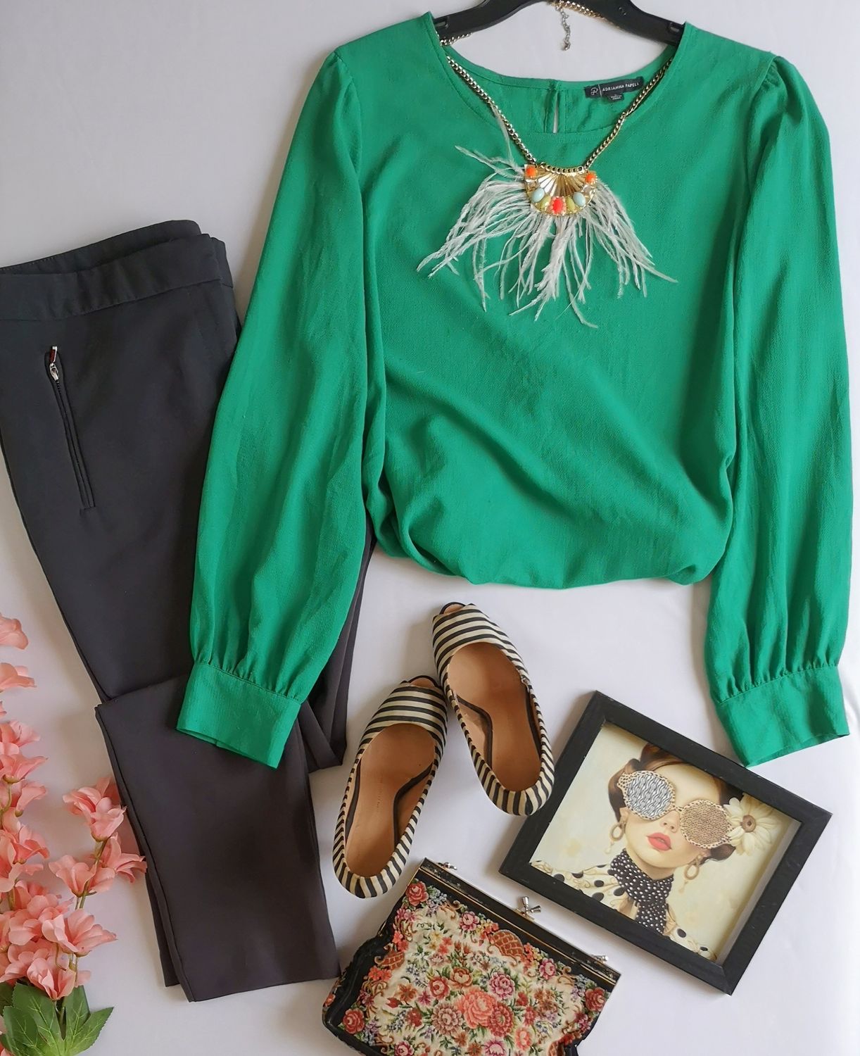 BLUSA MANGA LARGA Y PANTALÓN CON ZIPPERS ADELANTE ❤️