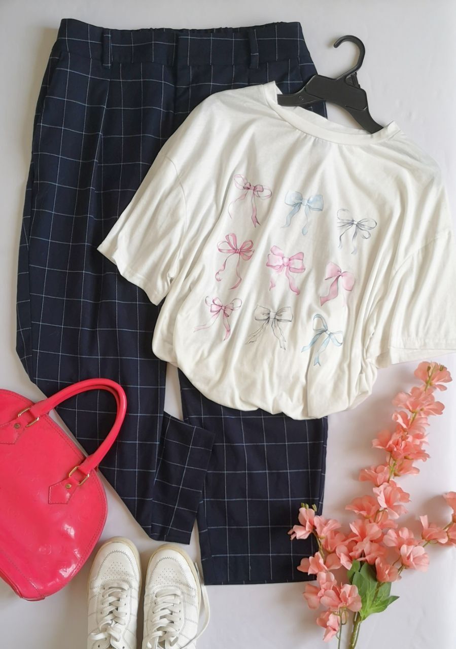 BLUSA MANGA CORTA Y PANTALÓN CON PALETONES 
