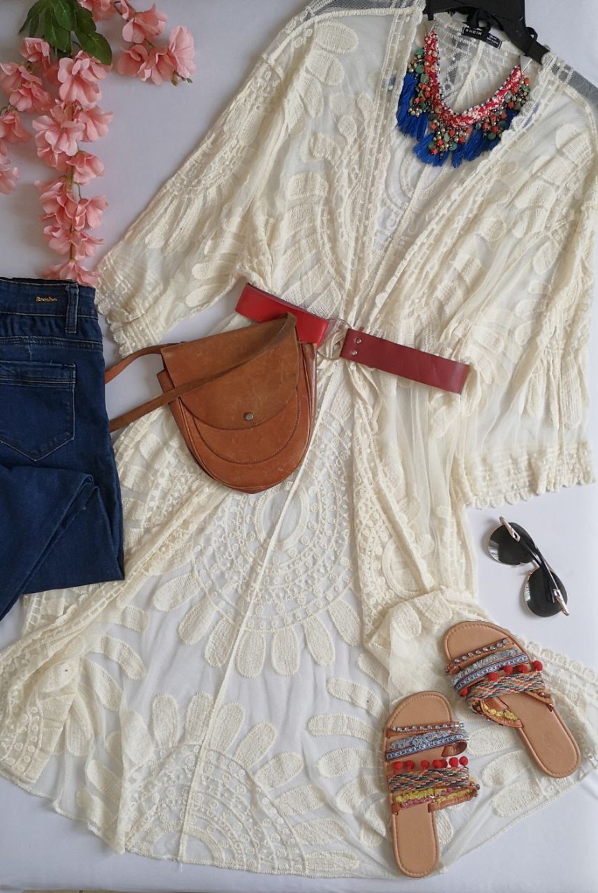 KIMONO BOHO IVORY