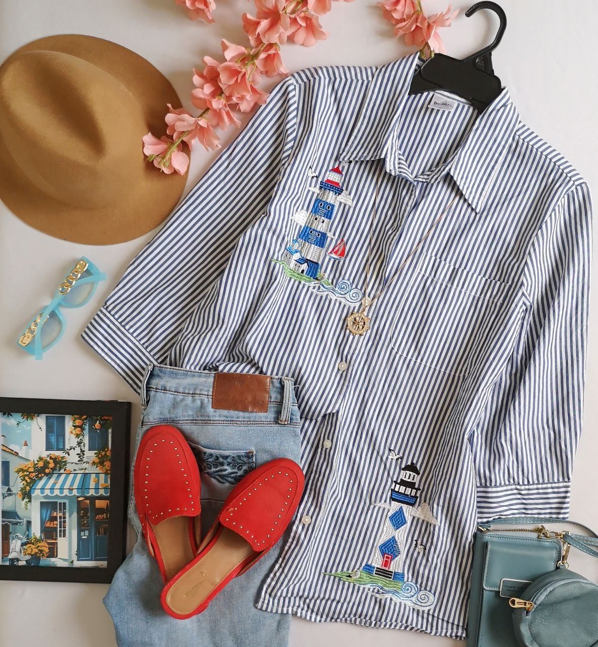 BLUSA TIPO OVER SIZE INCLUYE COLLAR 