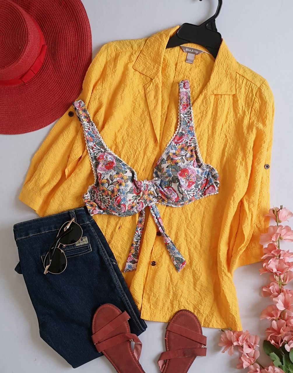 BLUSA CORRUGADA CON TOP