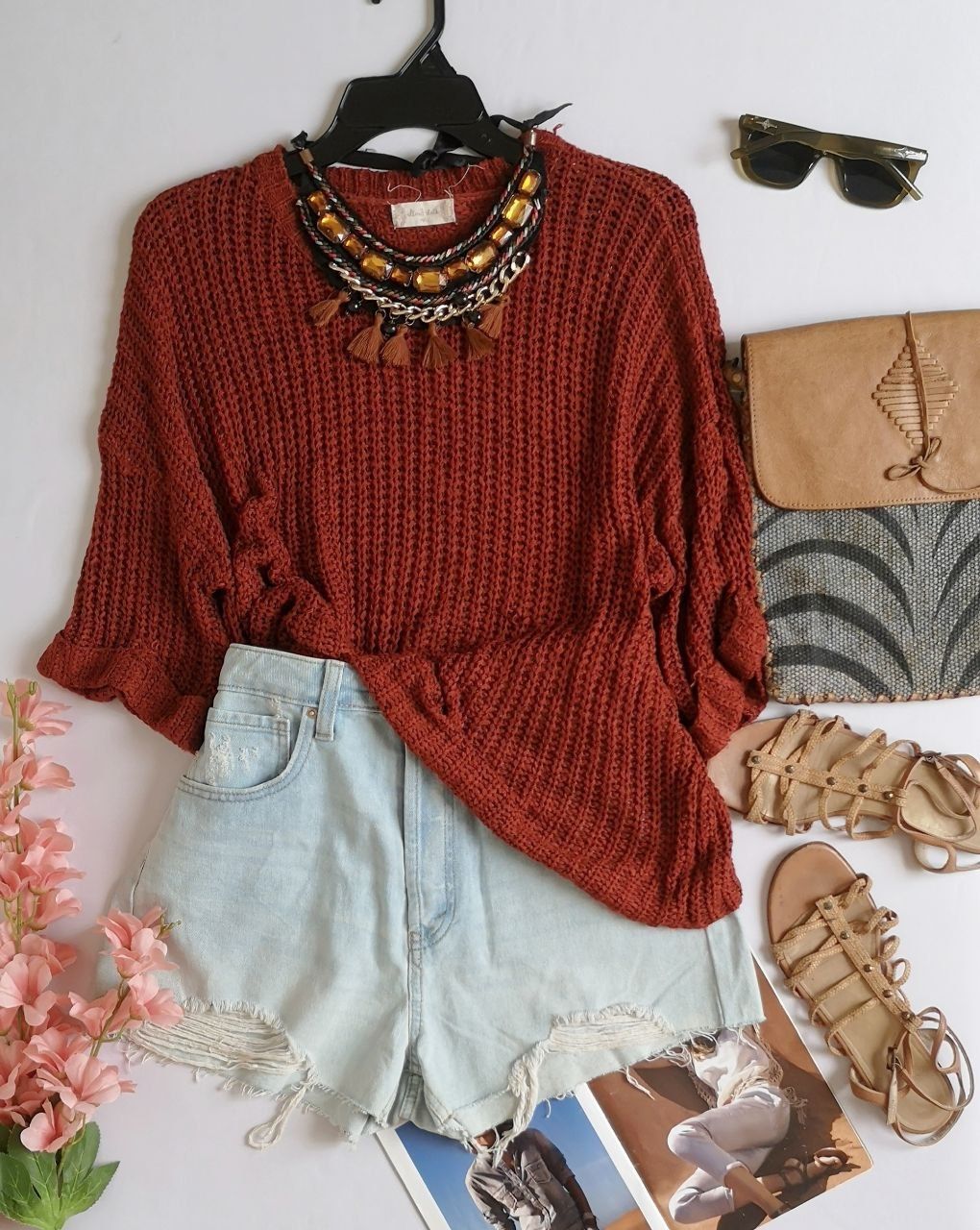 SHORT NUEVO CON BLUSA TEJIDA⚓
