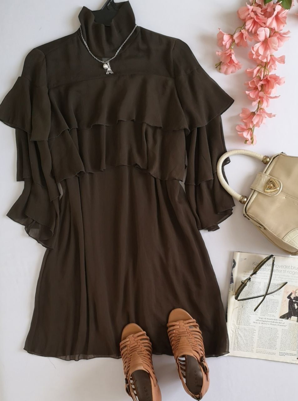 VESTIDO ESTILO BOHO INCLUYE COLLAR 