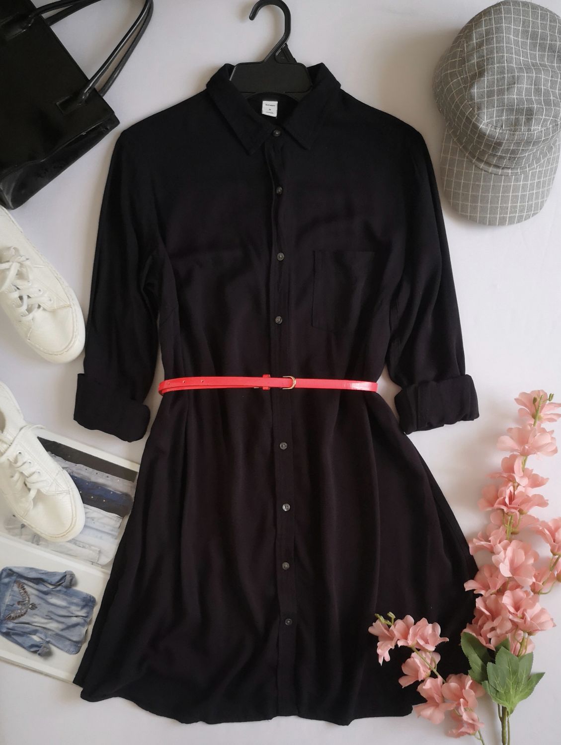 VESTIDO CAMISERO INCLUYE CINCHO ❤️