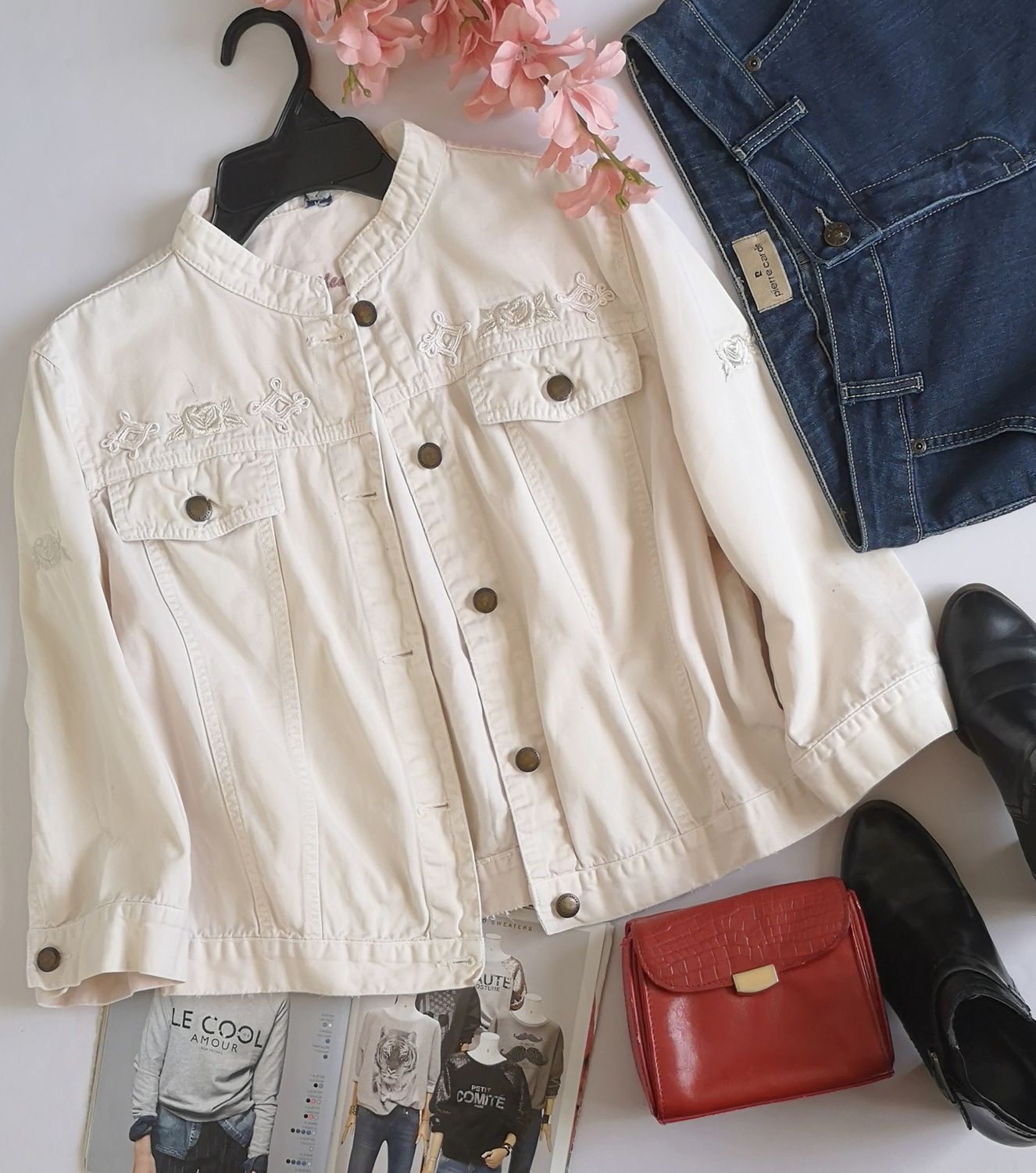 CHAQUETA DE ALGODÓN MANGAS 3/4