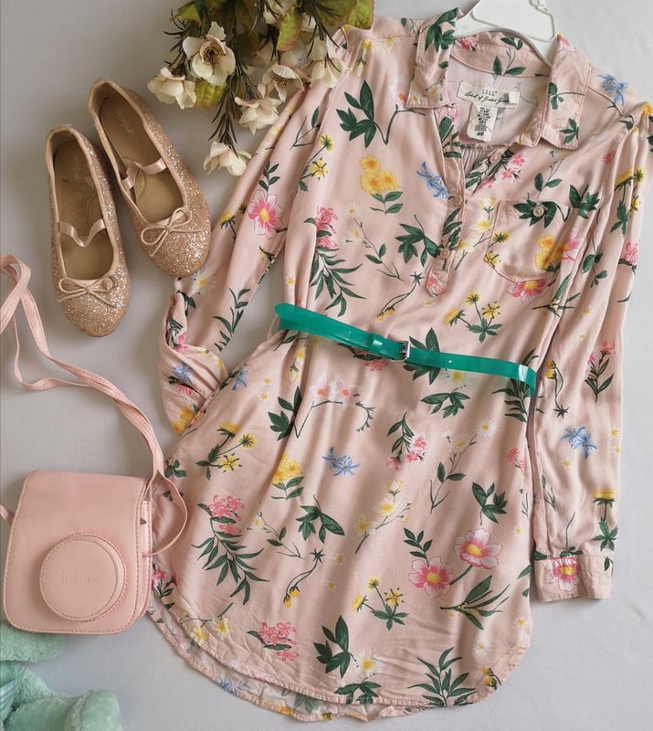 VESTIDO ESTILO CAMISERO INCLUYE CINCHO