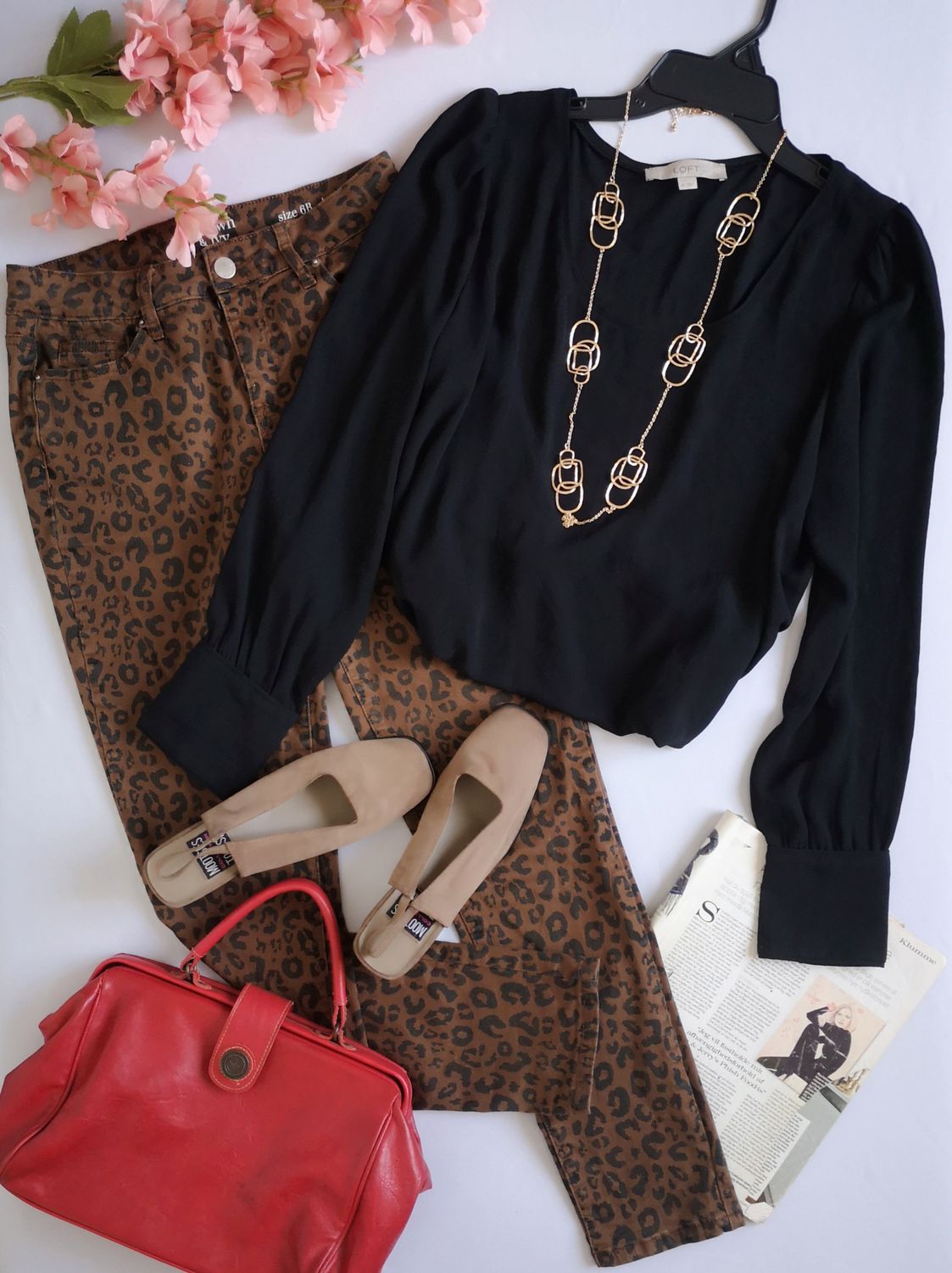 BLUSA MANGAS PRINCESA Y JEANS