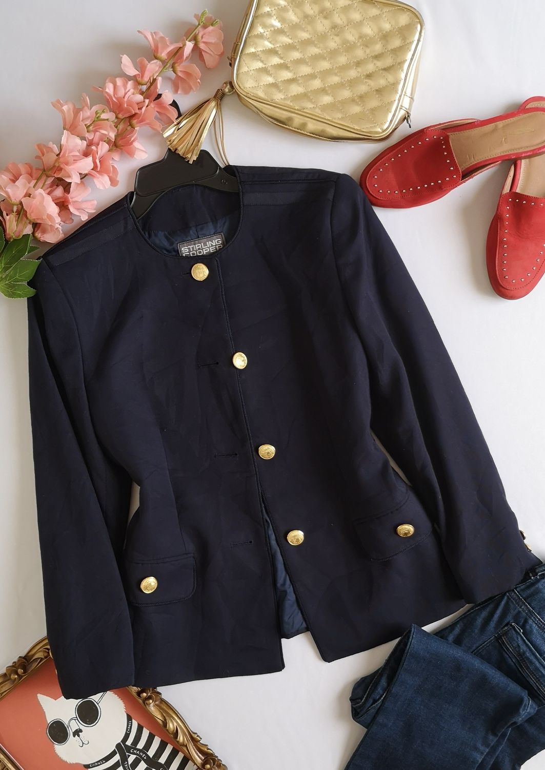 CHAQUETA CUELLO REDONDO ⚓