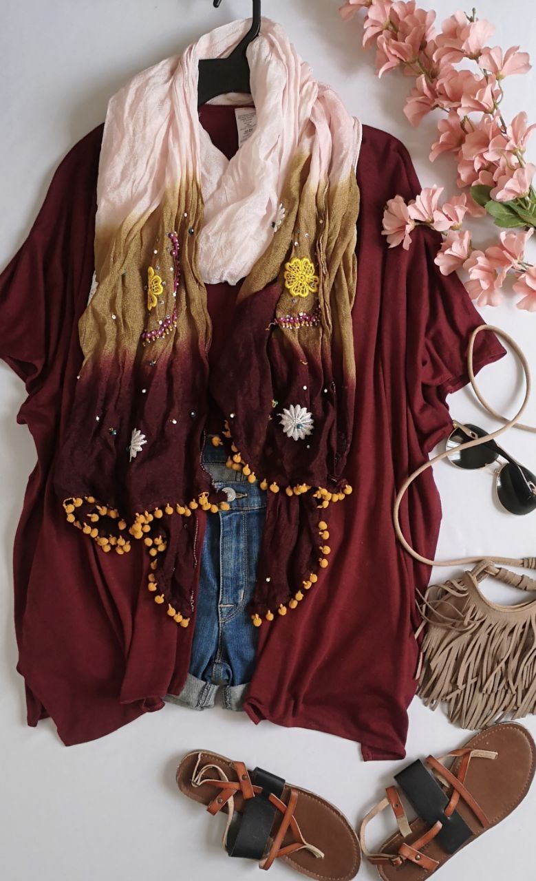 KIMONO CON BUFANDA 