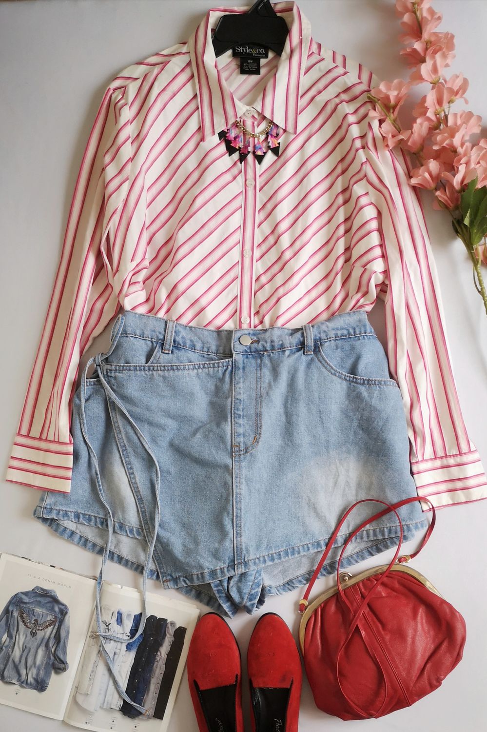 BLUSA MANGA LARGA Y FALDA PANTALONETA ❤️