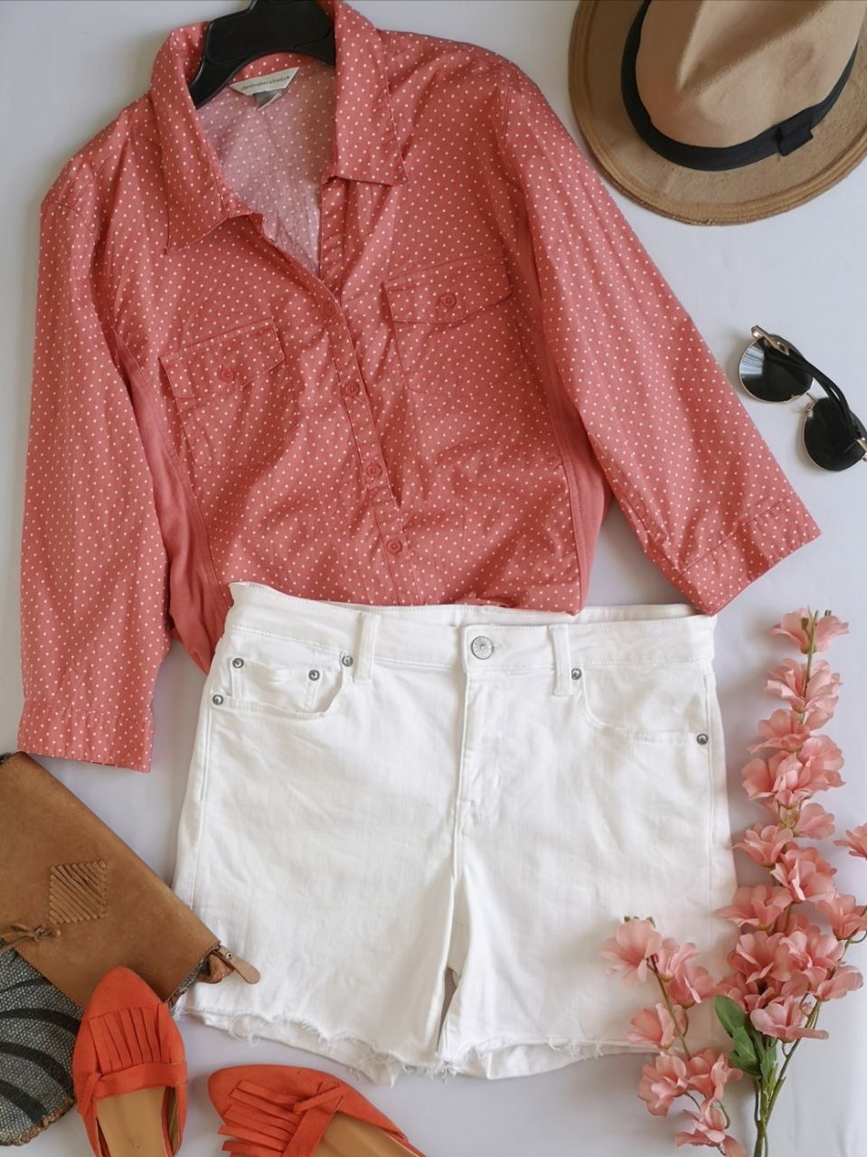 BLUSA MANGAS 3/4 CON SHORT 