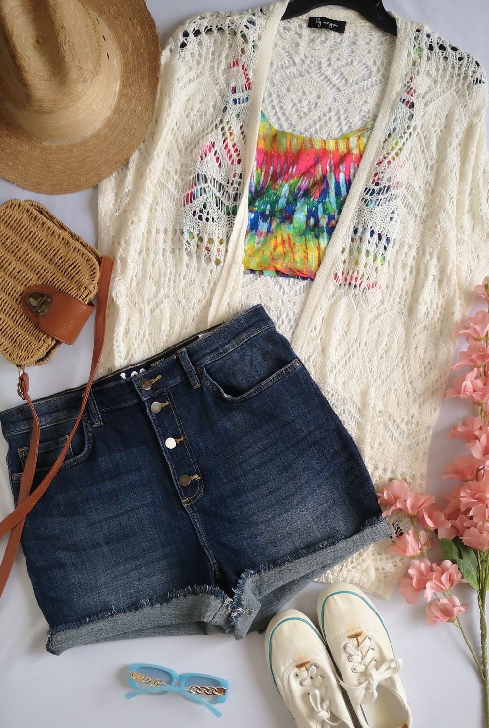 KIMONO TEJIDO Y SHORT ❤️