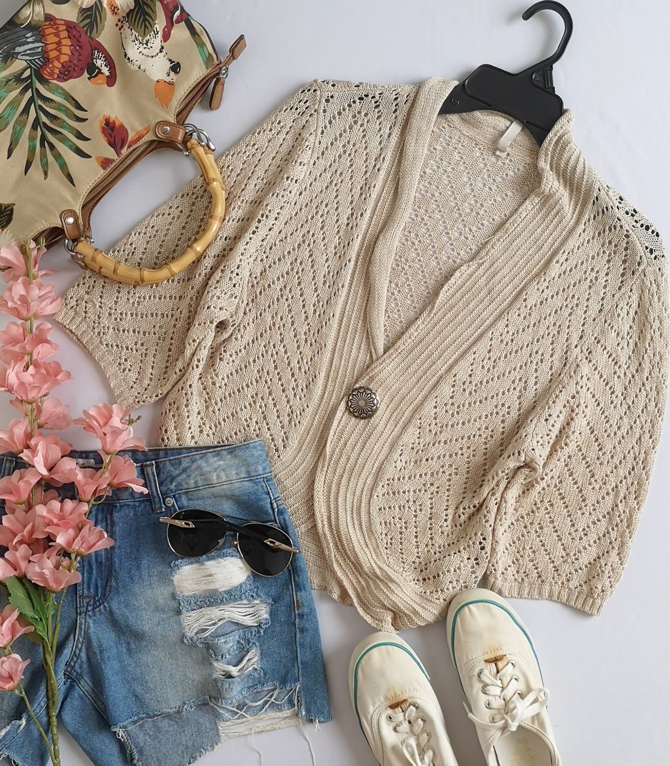 CARDIGAN CORTO TEJIDA ⚓