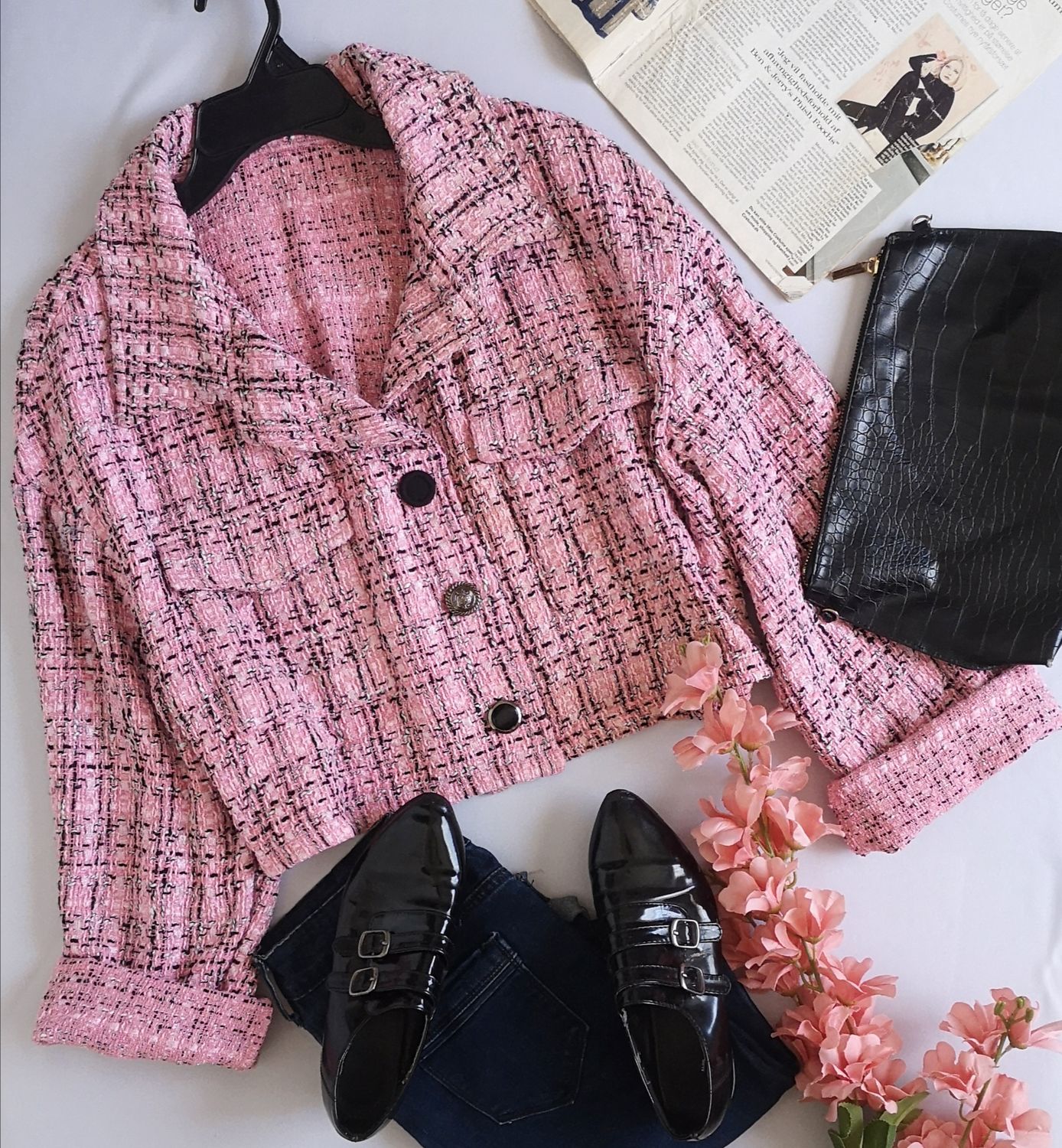 BLAZER CORTO DE TWEED ⚓❤️