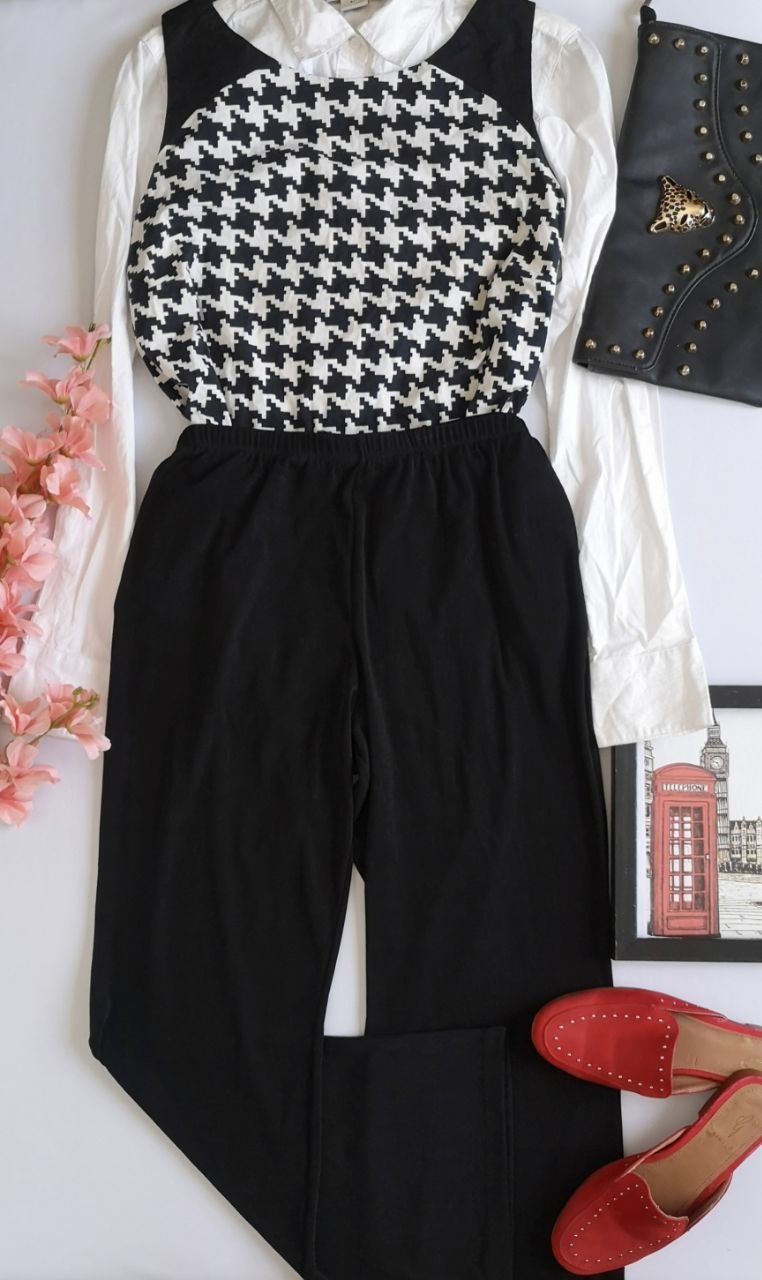 BLUSA CON ZIPPER ATRÁS Y PANTALÓN TELA SUAVE ❤️