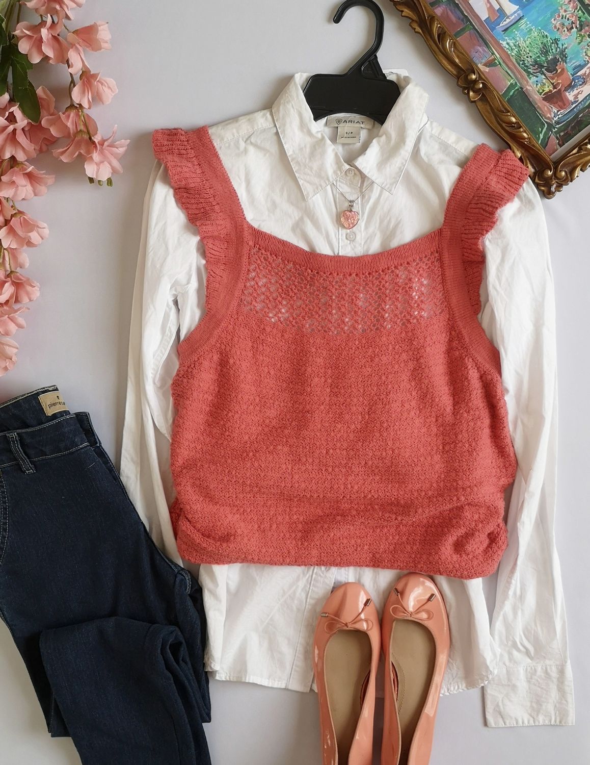 BLUSA TEJIDA INCLUYE COLLAR