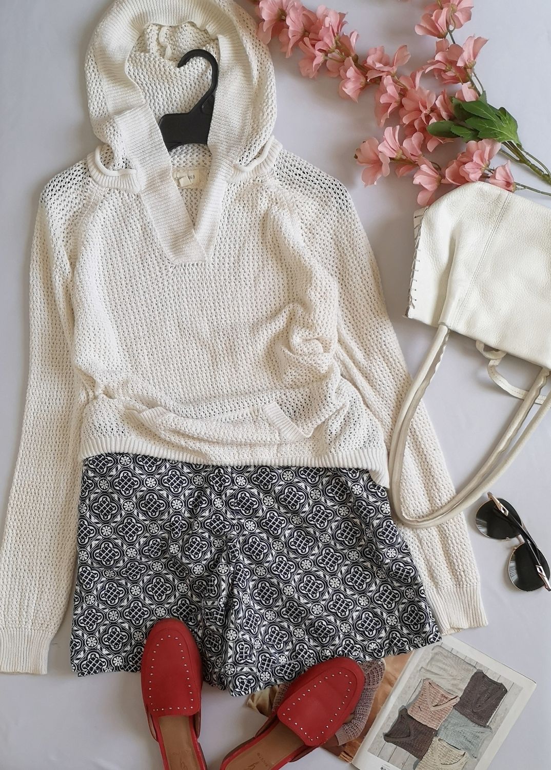 SUDADERO TEJIDO Y SHORT DE GABARDINA ❤️