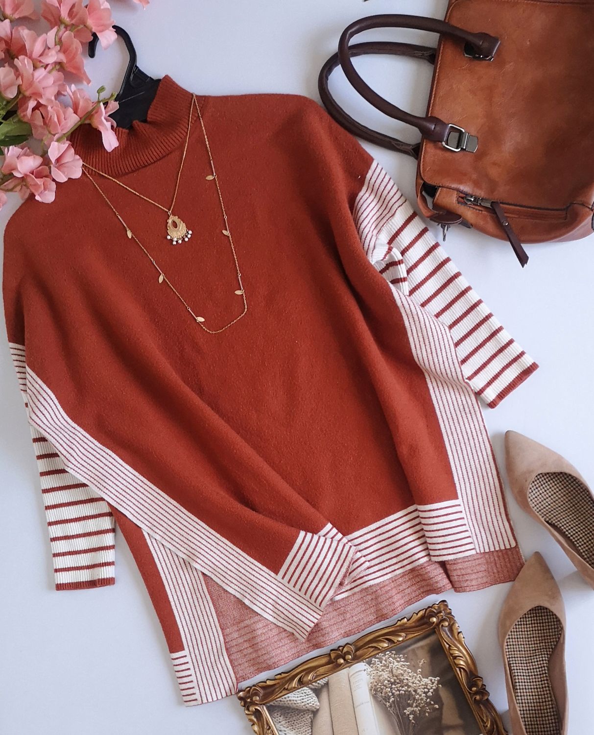 BLUSA TIPO PONCHO INCLUYE COLLAR 💙