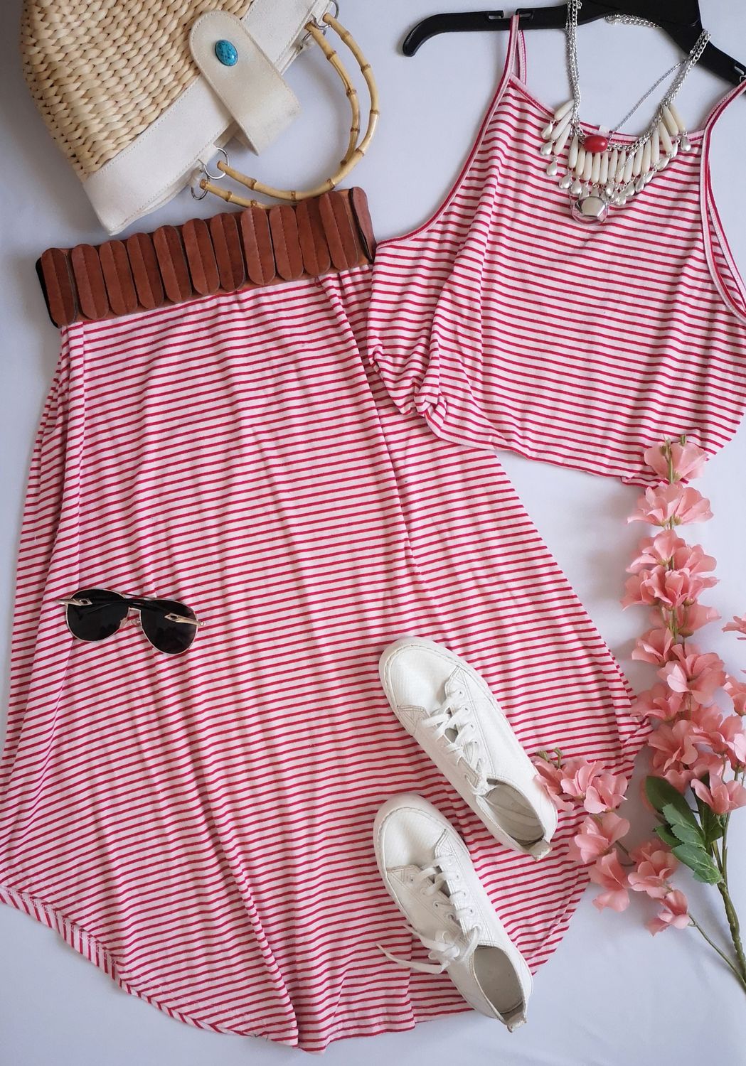 FALDA MIDI Y BLUSA ⚓❤️