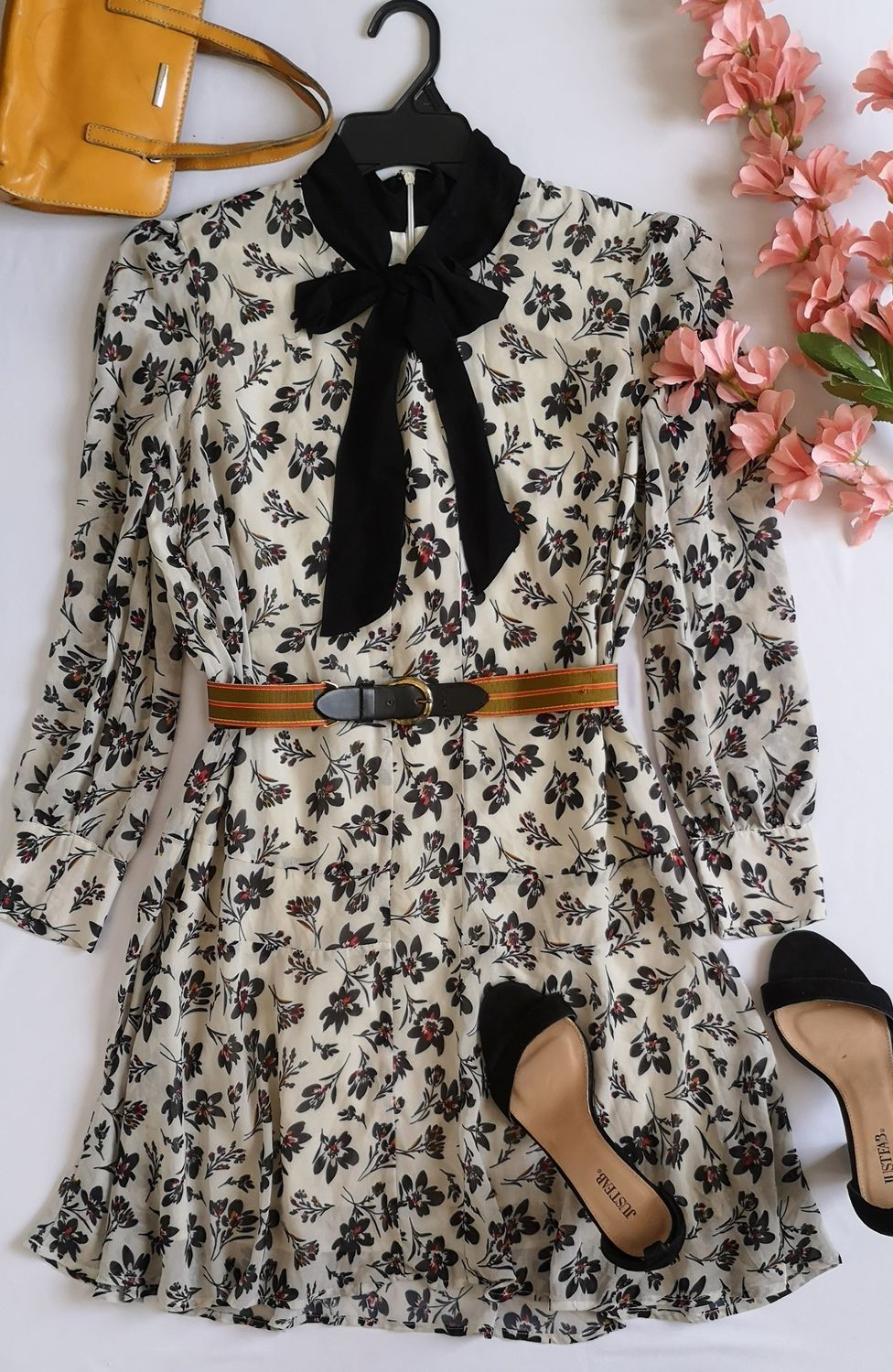 VESTIDO DE CHIFÓN INCLUYE CINCHO ❤️