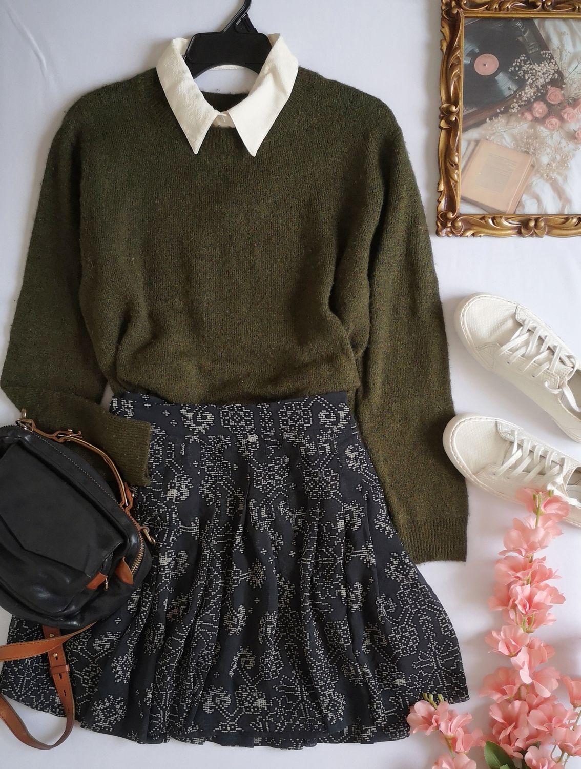SUÉTER Y FALDA CON PALETONES 💙
