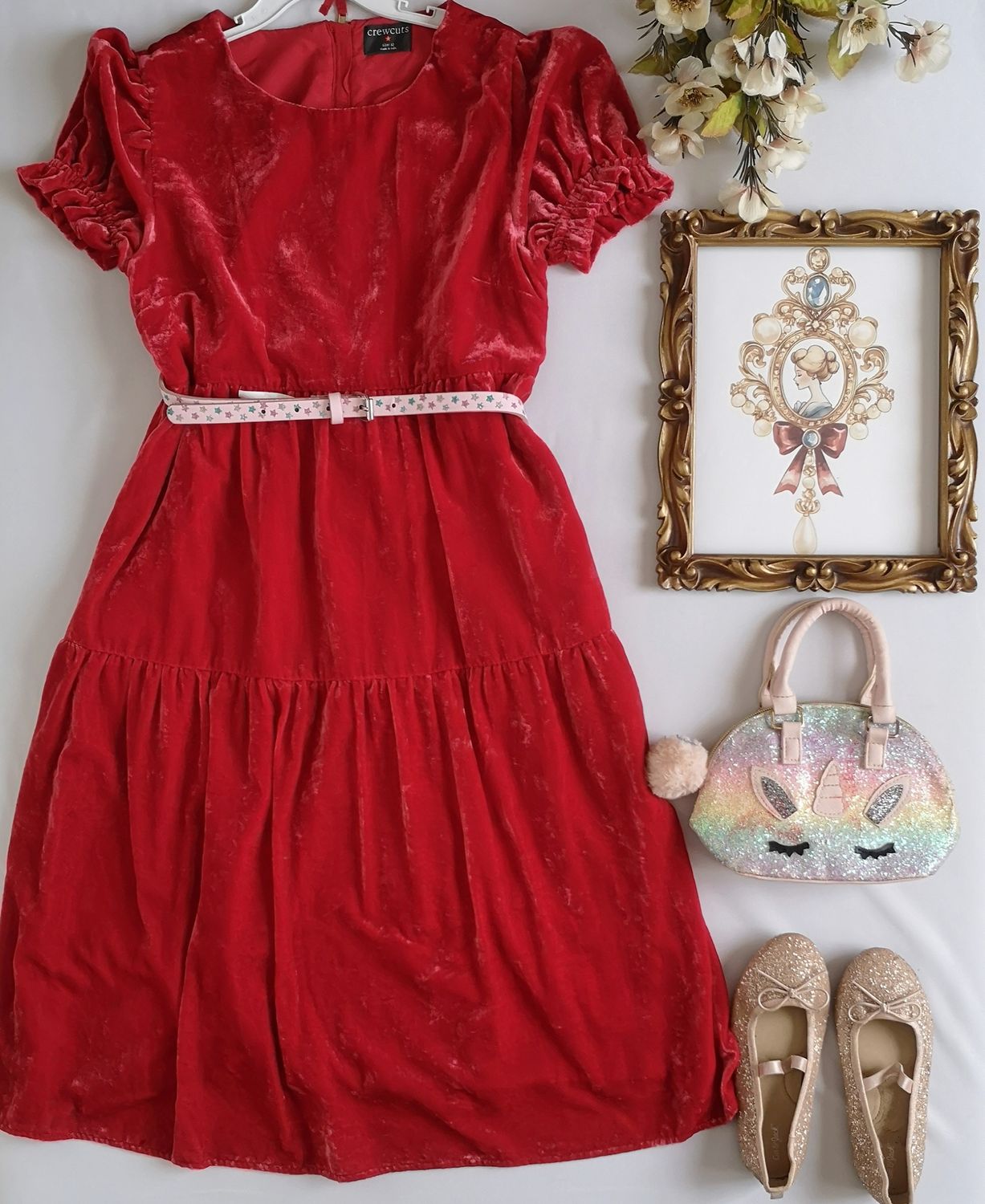 VESTIDO AL TOBILLO INCLUYE CINCHO