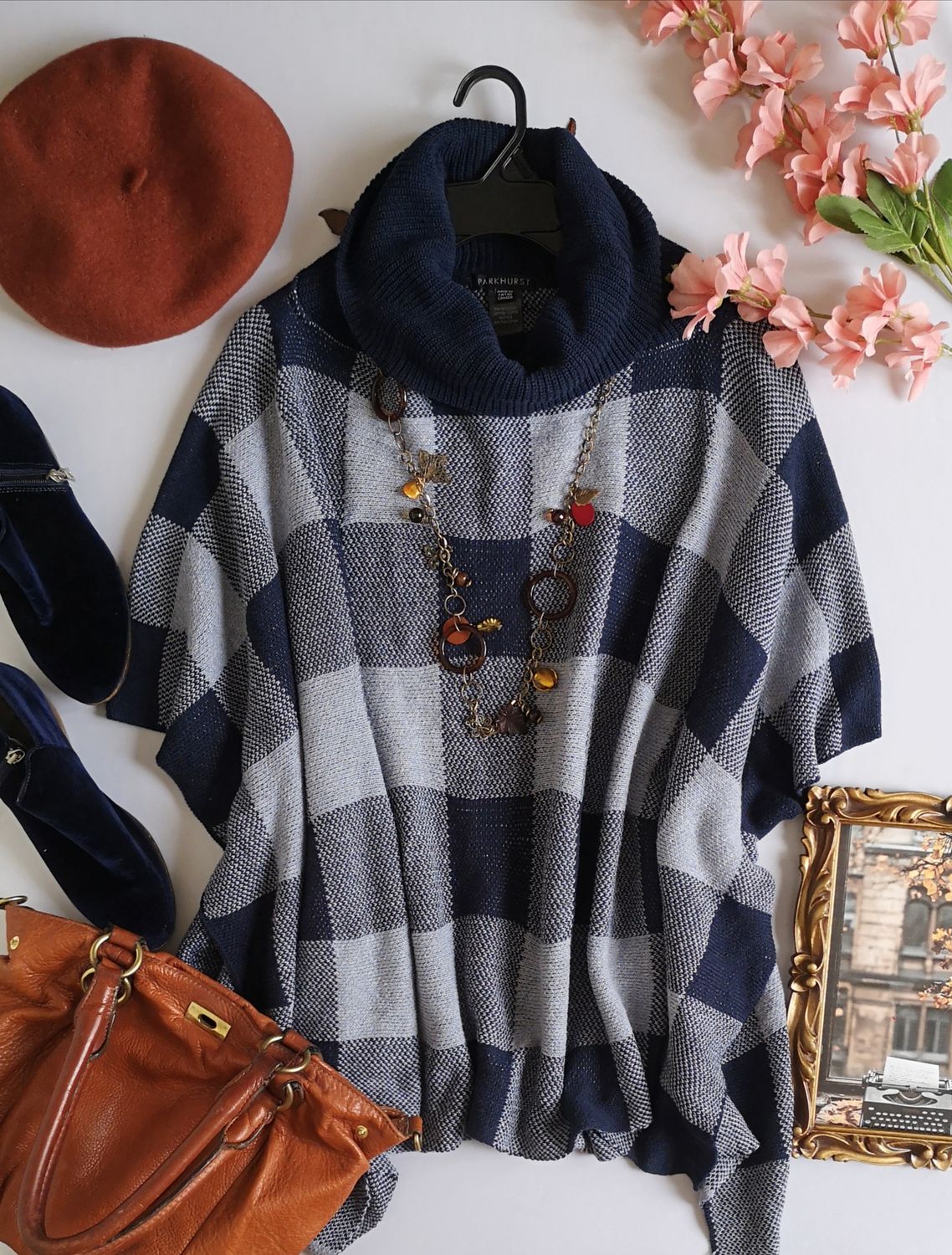 PONCHO CUELLO ALTO