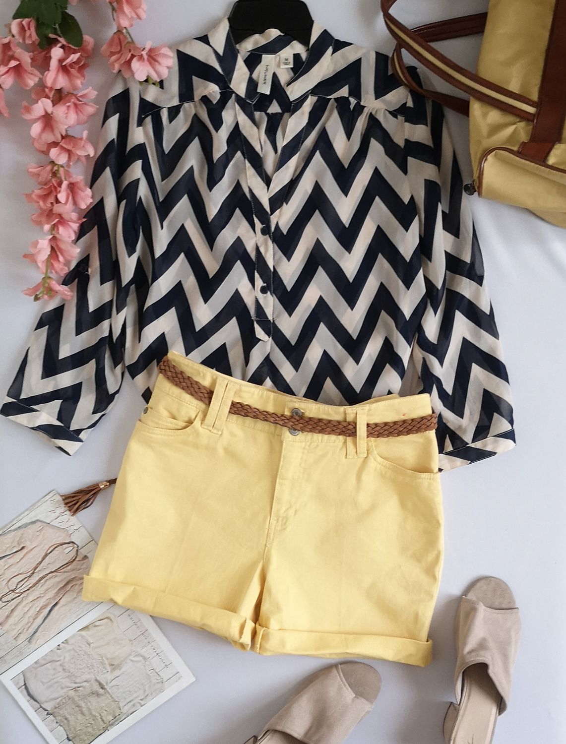 SHORT Y BLUSA DE CHIFÓN ⚓