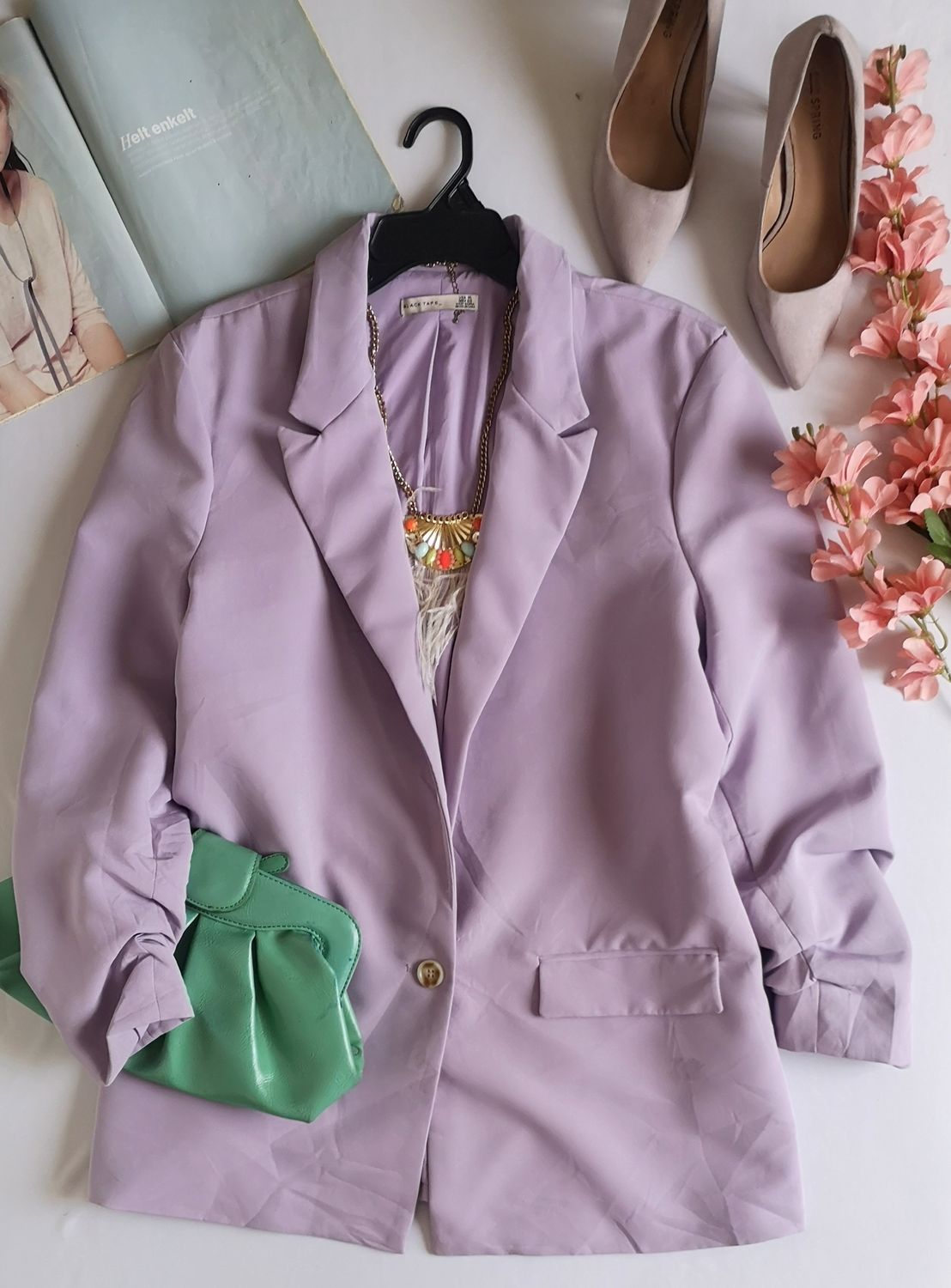 BLAZER MANGAS CORRUGADAS
