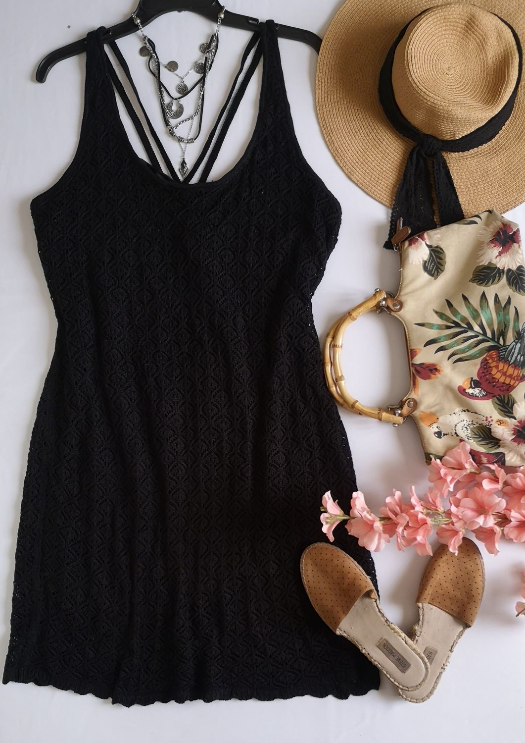 VESTIDO TEJIDO TIPO CROCHET