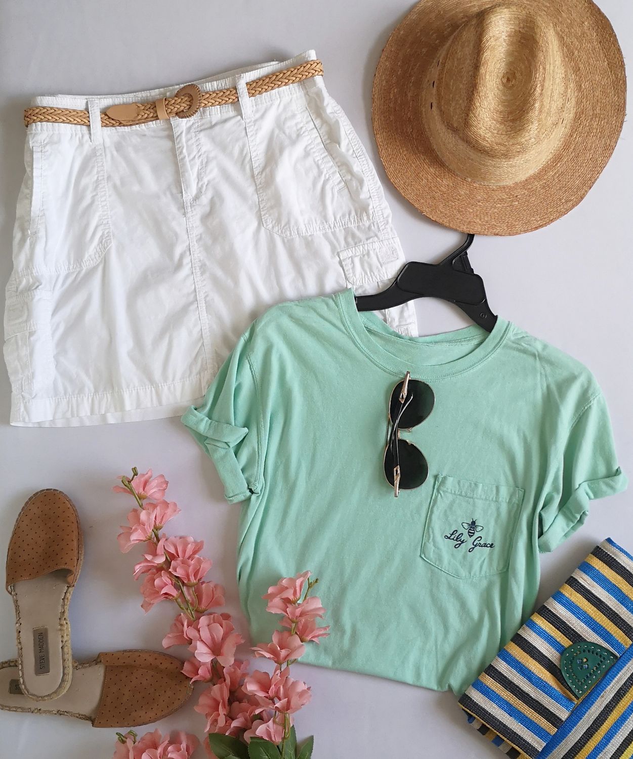 FALDA CARGO Y BLUSA CORTA ⚓