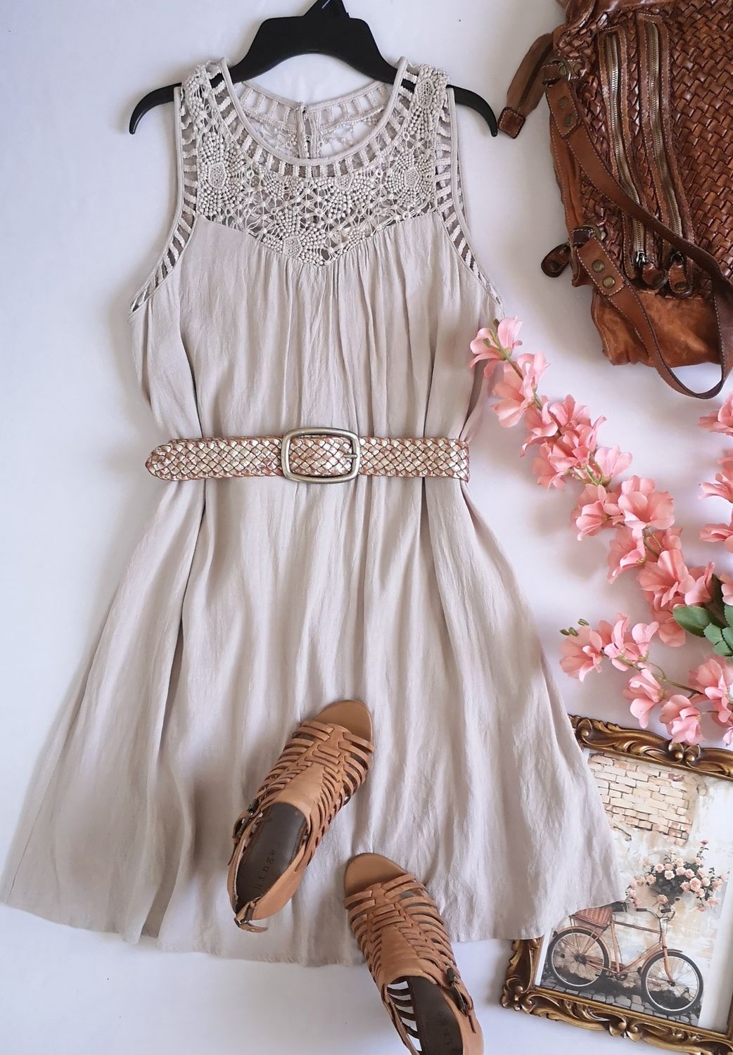 VESTIDO HOLGADO INCLUYE CINCHO