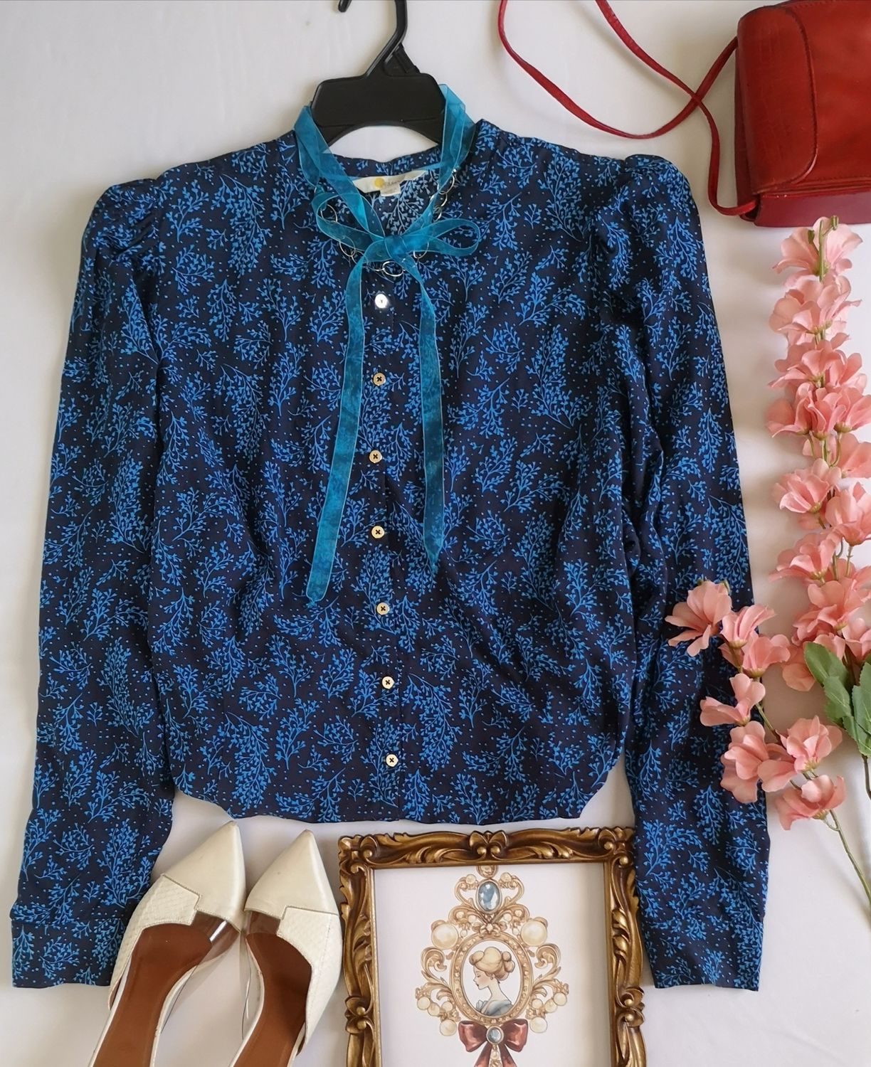 BLUSA MANGAS BOMBACHAS