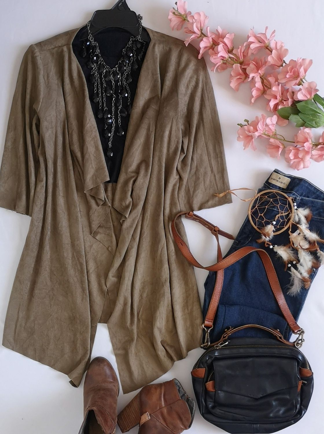 CARDIGAN TELA PIEL DE DURAZNO ⚓