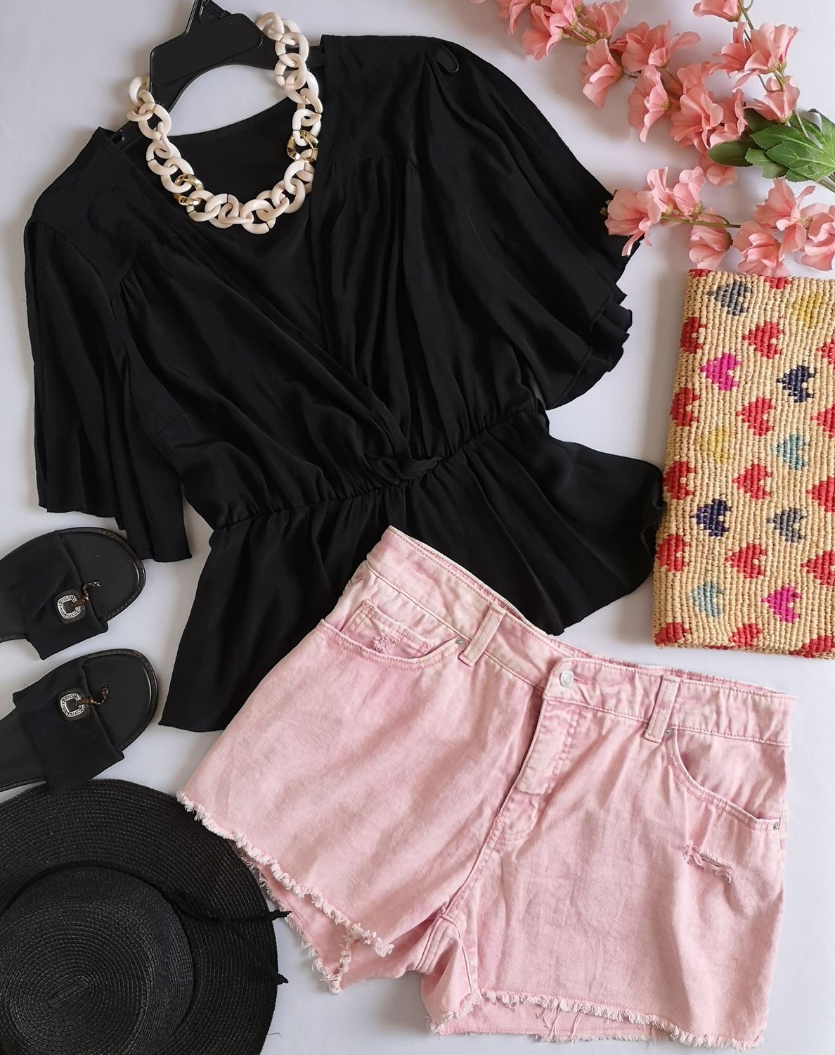 SHORT Y BLUSA TIPO PEPLUM ❤️