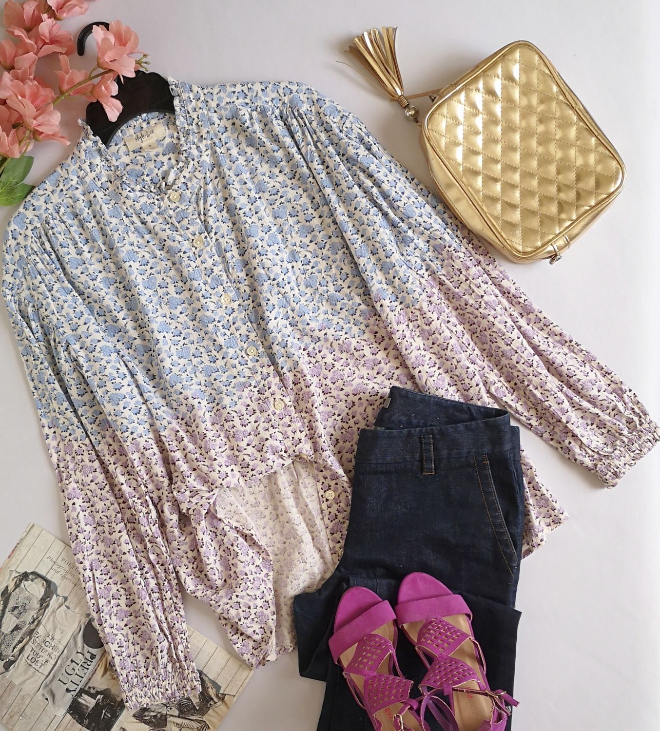 BLUSA MANGAS BOMBACHAS