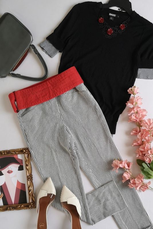 PANTALÓN TELA SUAVE CON BLUSA